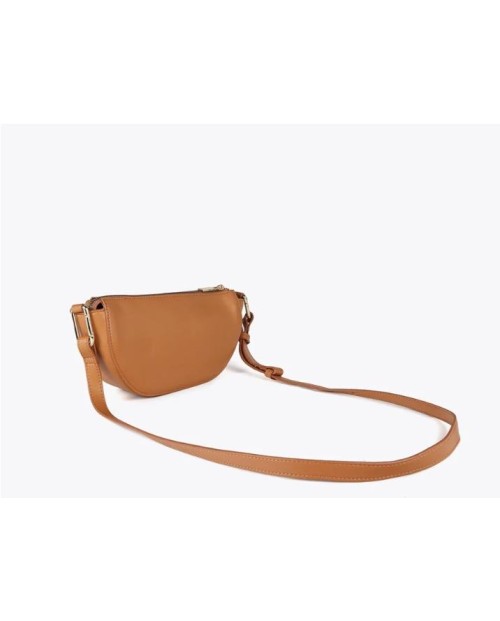 LOLA CASADEMUNT BANDOLERA DE MUJER CAMEL