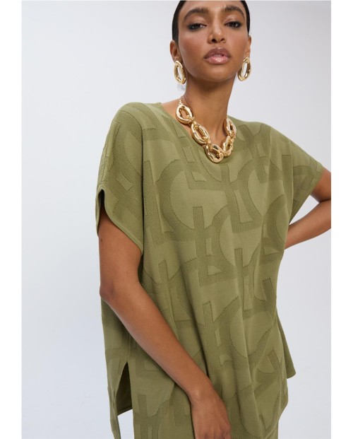 LOLA CASADEMUNT CAMISETA DE MUJER KAKI