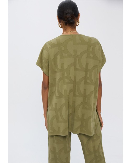 LOLA CASADEMUNT CAMISETA DE MUJER KAKI