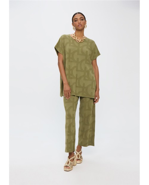 LOLA CASADEMUNT CAMISETA DE MUJER KAKI