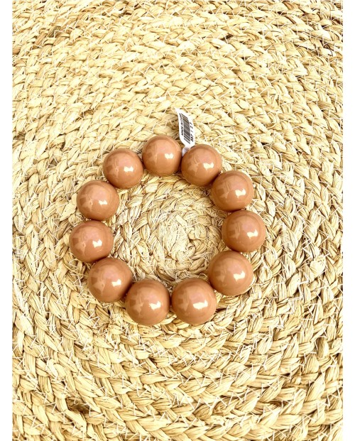 PULSERA DE BOLAS GRANDE DE RESINA