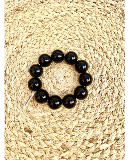 PULSERA DE BOLAS GRANDE DE RESINA