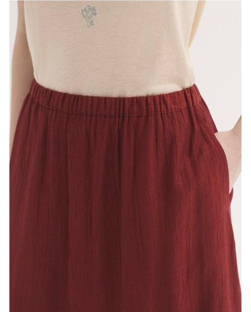 NICE THINGS FALDA DE MUJER MARRON