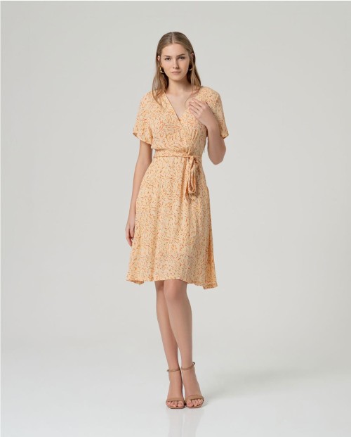 NICE THINGS VESTIDO DE MUJER MARRON