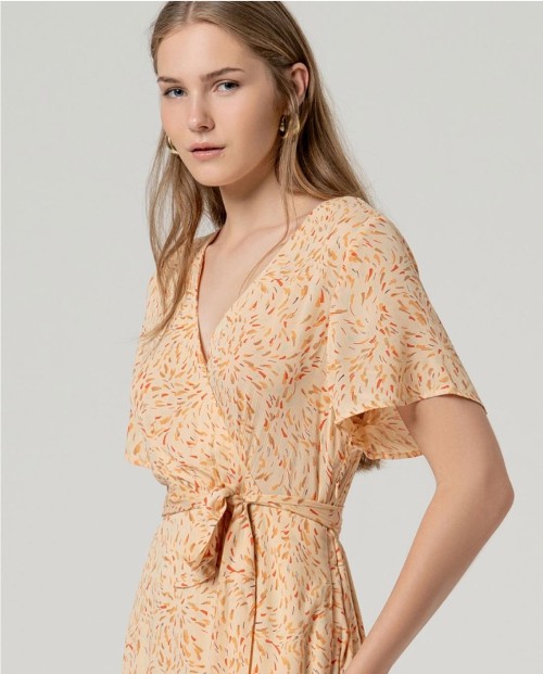 NICE THINGS VESTIDO DE MUJER MARRON 2