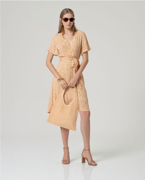 NICE THINGS VESTIDO DE MUJER MARRON
