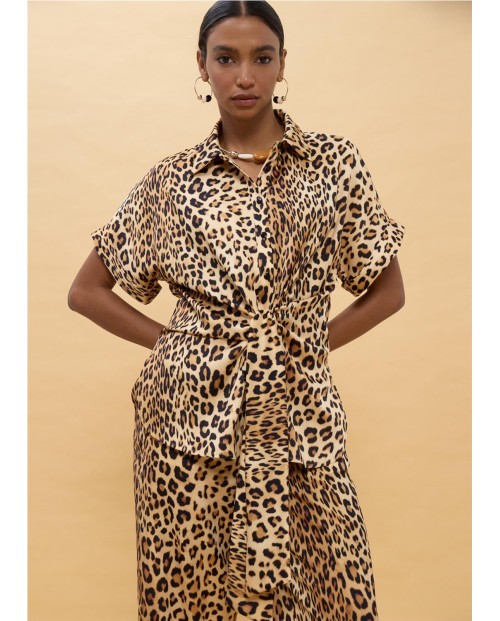 CAMISA MANGA CORTA ANIMAL PRINT