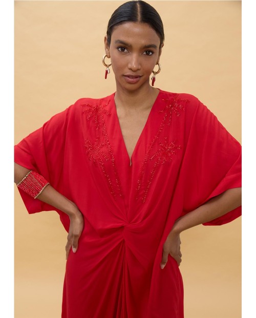 VESTIDO MIDI ANUDADO 2