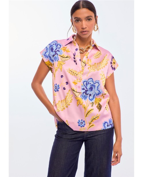 BLUSA ESTAMPADO DE FLORES