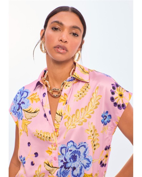 BLUSA ESTAMPADO DE FLORES