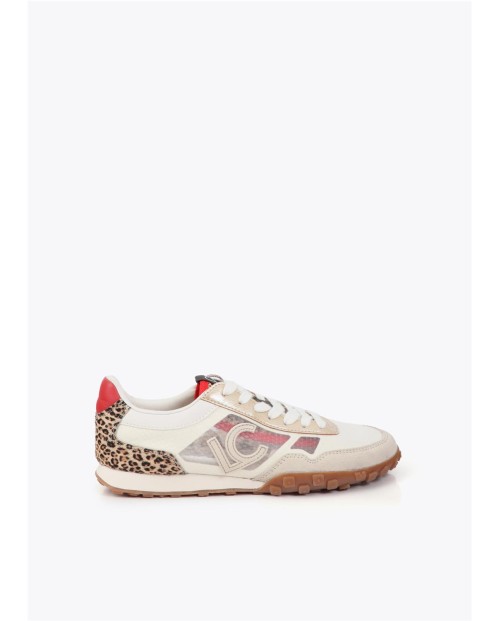 DEPORTIVA CON TEJIDO REJILLAS Y ANIMAL PRINT LC