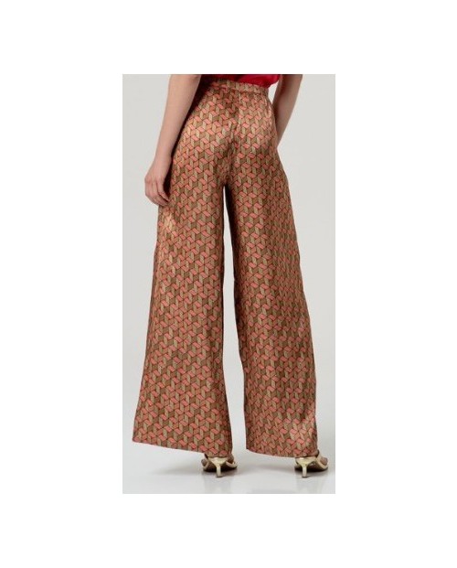 PANTALÓN ANCHO ESTILO PALAZZO CON ESTAMPADO