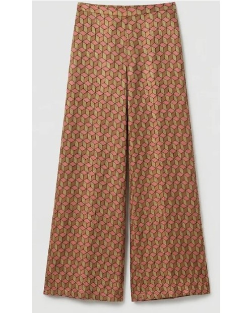 PANTALÓN ANCHO ESTILO PALAZZO CON ESTAMPADO