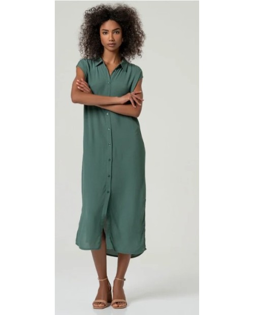 VESTIDO CAMISERO  MUJER MIDI