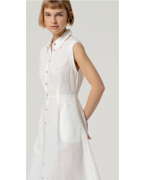 SURKANA VESTIDO CAMISERO DE MUJER BLANCO