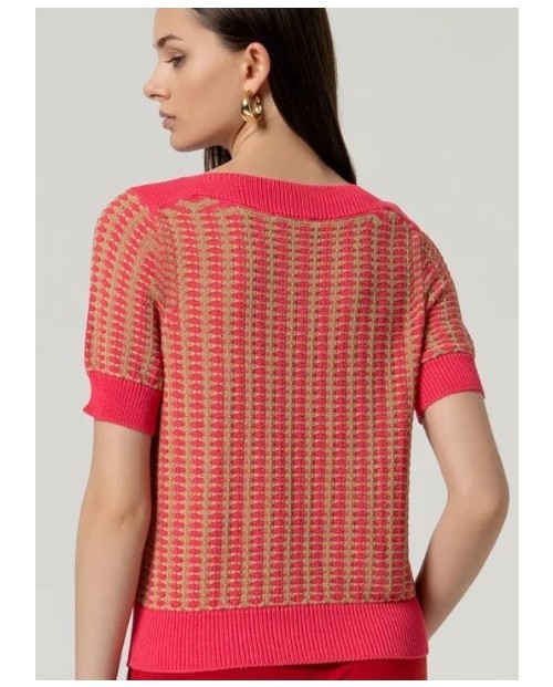 SURKANA JERSEY DE PUNTO DE MUJER ROSA