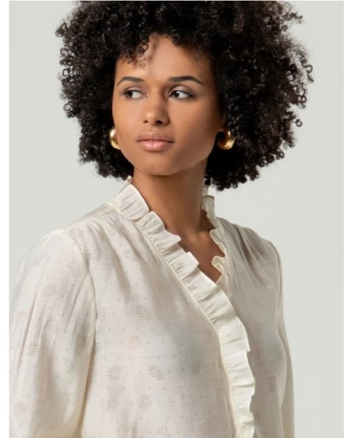 SURKANA CAMISA DE MUJER COLOR CRUDO