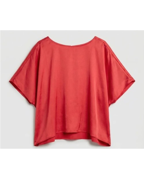 SURKANA BLUSA SATINADA DE MUJER