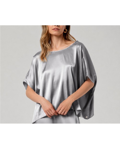 SURKANA BLUSA SATINADA DE MUJER