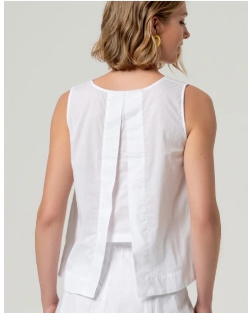 SURKANA TOP DE MUJER BLANCO
