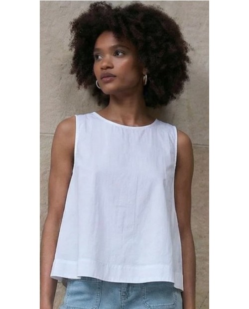 SURKANA TOP DE MUJER BLANCO