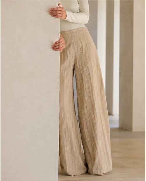PANTALÓN ANCHO ESTILO SASTRE MODERNO