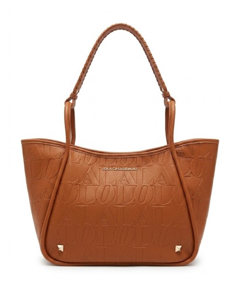 LOLA CASADEMUNT BOLSO GRANDE DE MUJER MARRON