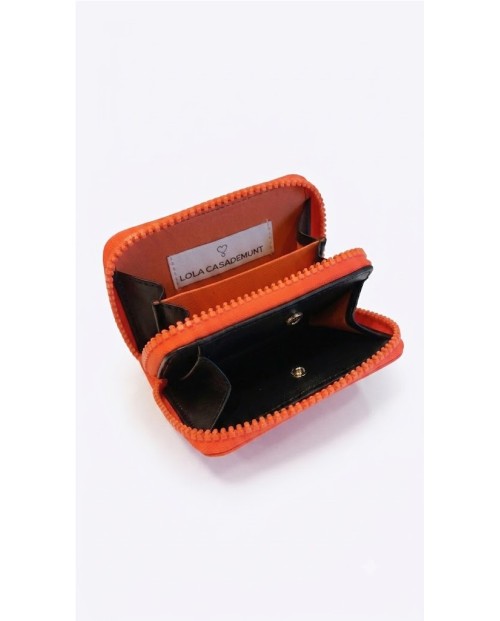 LOLA CASADEMUNT MONEDERO DE MUJER NARANJA