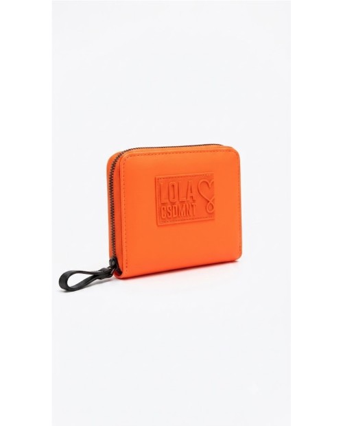 LOLA CASADEMUNT MONEDERO DE MUJER NARANJA