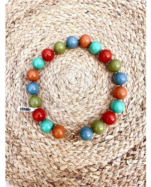SHANKARA COLLAR BOLAS GRANDES DE RESINA