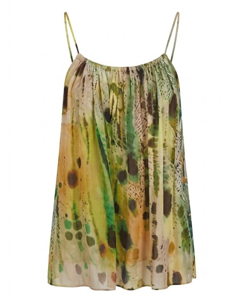 SURKANA TOP ESTAMPADO DE MUJER VERDE