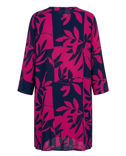 LOLA CASADEMUNT KAFTAN CORTO DE MUJER FUCSIA