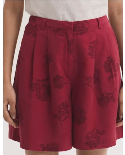 NICE THINGS BERMUDAS DE MUJER ROJO