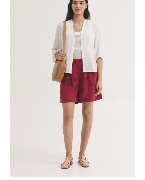 NICE THINGS BERMUDAS DE MUJER ROJO