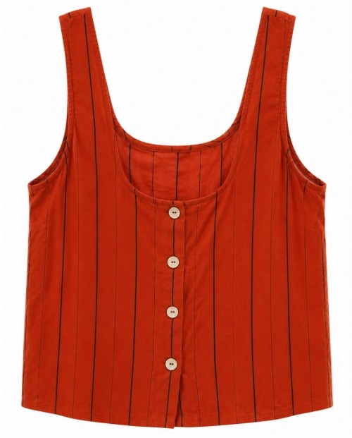 NICE THINGS TOP DE MUJER TERRACOTA