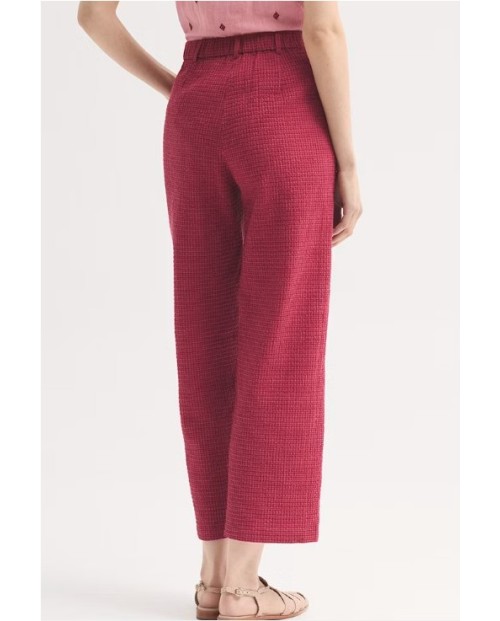NICE THINGS PANTALON ANCHO DE MUJER ROJO 2