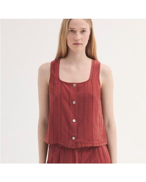 NICE THINGS TOP DE MUJER TERRACOTA