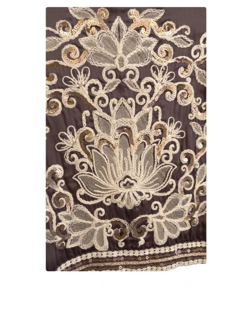 MUSS BOMBON KIMONO LARGO MARRON