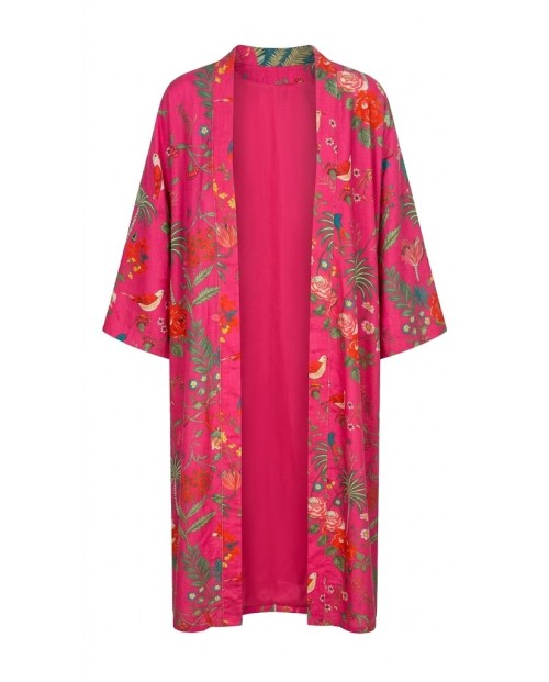 LE SUN CÁFTAN LARGO DE MUJER ROSA