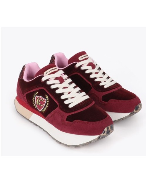 SNEAKERS LOLA CASADEMUNT DE MUJER GRANATE 2
