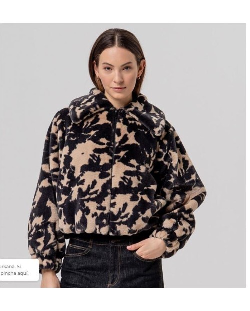 SURKANA CHAQUETA PELO MUJER