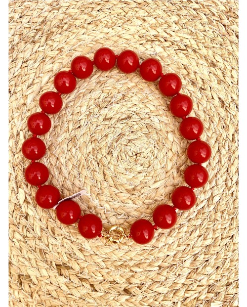 COLLAR BOLAS GRANDES DE RESINA