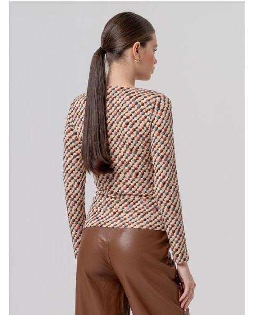 SURKANA CAMISETA DE MANGA LARGA DE MUJER CRUDO
