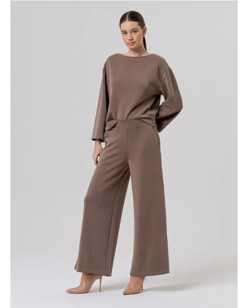PANTALÓN ANCHO SURKANA DE PUNTO DE MODAL