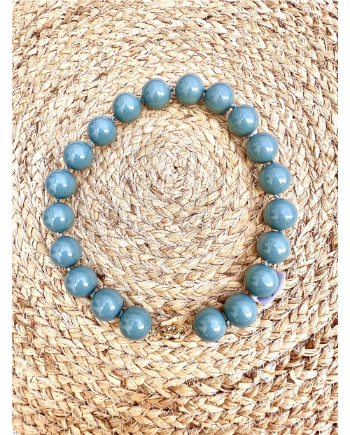 COLLAR BOLAS GRANDES DE RESINA