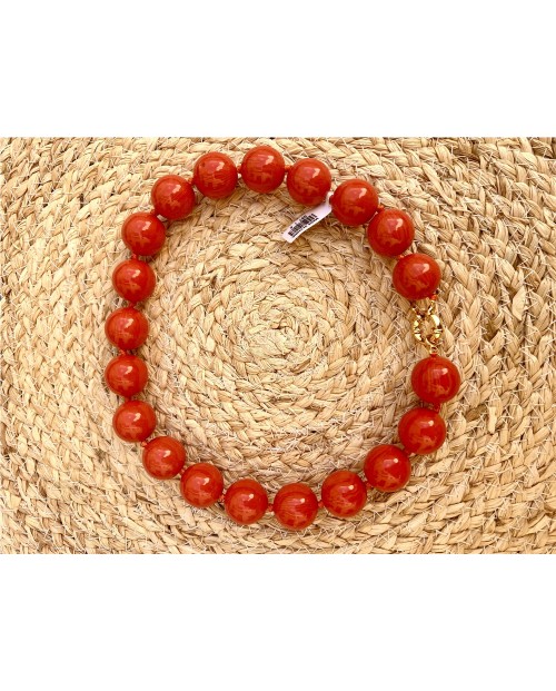 COLLAR BOLAS GRANDES DE RESINA