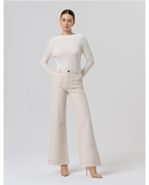JEANS SURKANA ANCHOS CON BOLSILLOS DE PARCHE