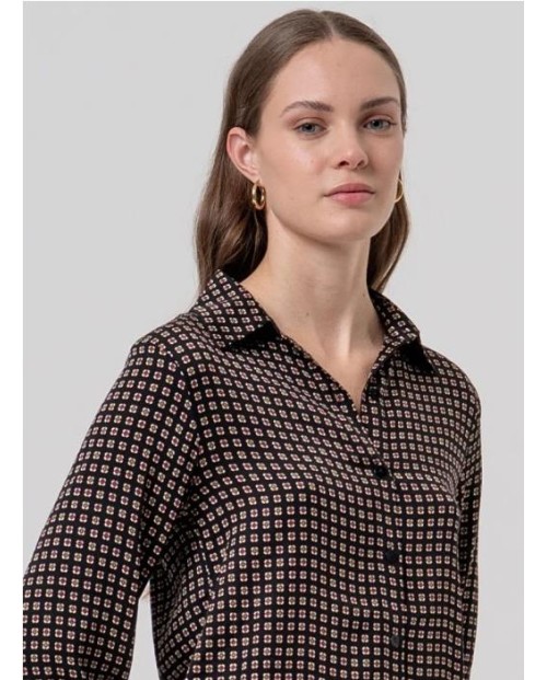 SURKANA CAMISA  DE MUJER NEGRO