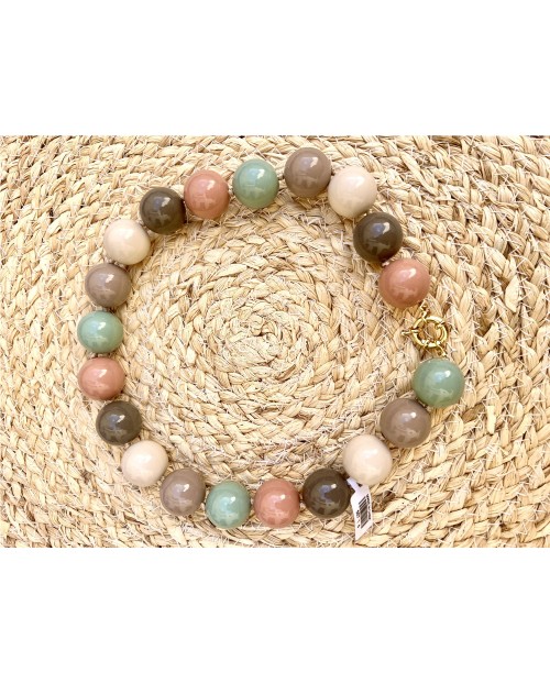 COLLAR BOLAS GRANDES DE RESINA