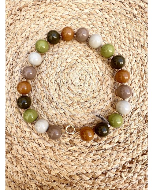COLLAR BOLAS GRANDES DE RESINA